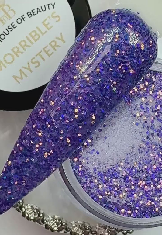 Morrible's Mystery, a color shifting purple dip powder